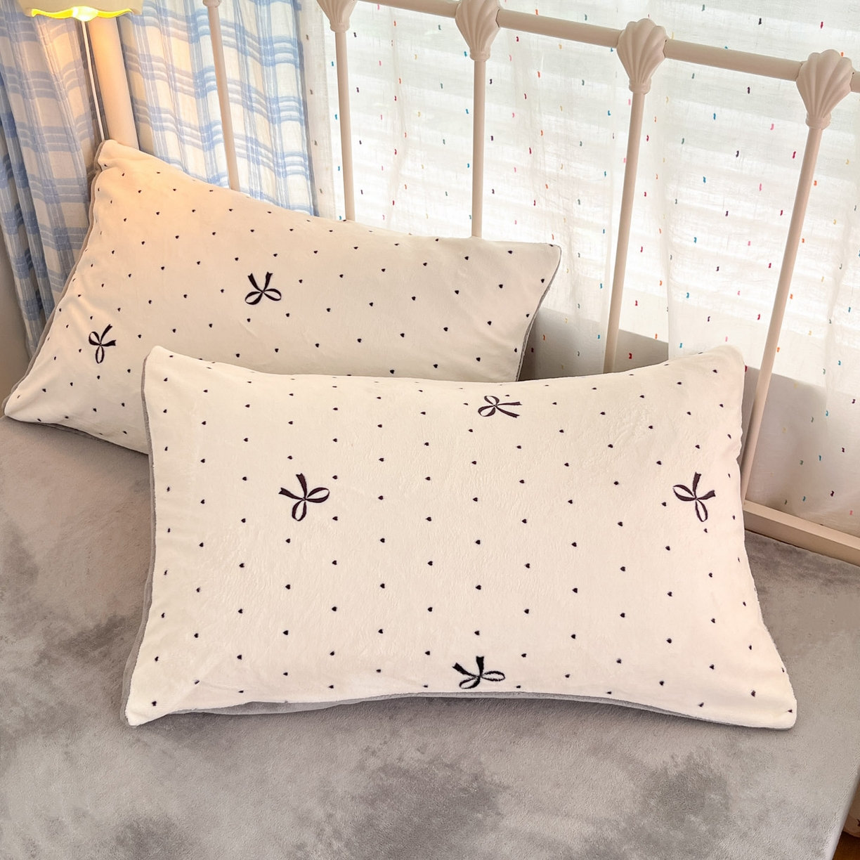 91家纺网 家纺一手货源 找家纺 贝扬思家纺 2025新款软fufu加厚保暖可爱系牛奶绒宿舍床套件系列（小红书推荐）（提供买家秀） 蝴蝶点点心