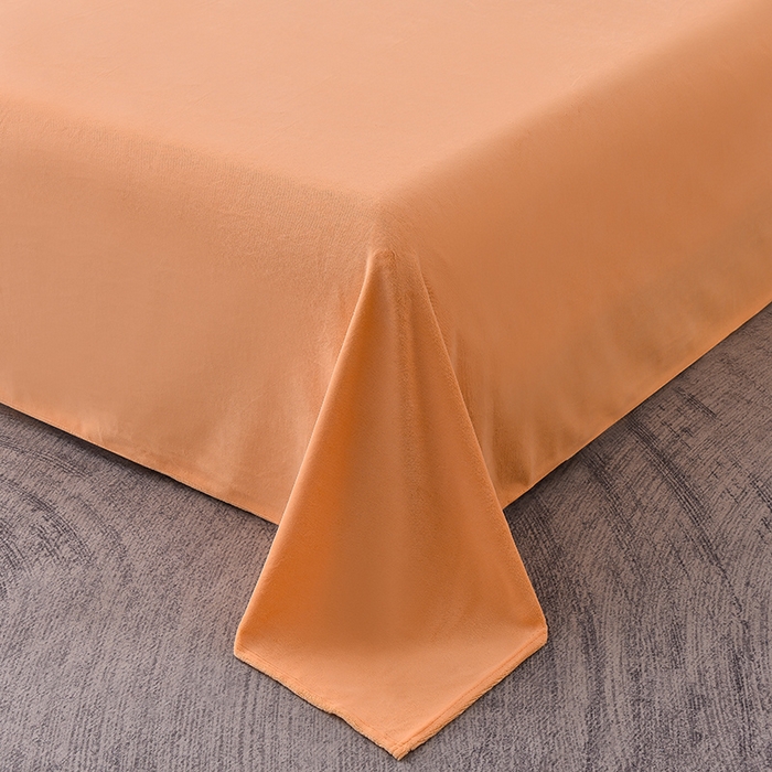 91家纺网 家纺一手货源 找家纺 炫拼家纺 2025新款小熊猫刺绣款高克重牛奶绒四件套 小熊猫-珊瑚橘