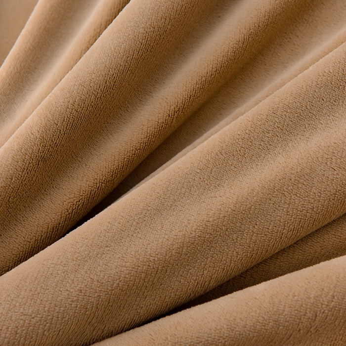 91家纺网 家纺一手货源 找家纺 炫拼家纺 2025新款小熊猫刺绣款高克重牛奶绒四件套 小熊猫-奶茶色