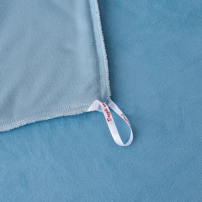 91家纺网 家纺一手货源 找家纺 炫拼家纺 2025新款小熊猫刺绣款高克重牛奶绒四件套 小熊猫-婴儿蓝