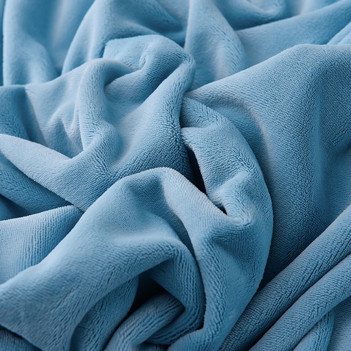 91家纺网 家纺一手货源 找家纺 炫拼家纺 2025新款小熊猫刺绣款高克重牛奶绒四件套 小熊猫-婴儿蓝