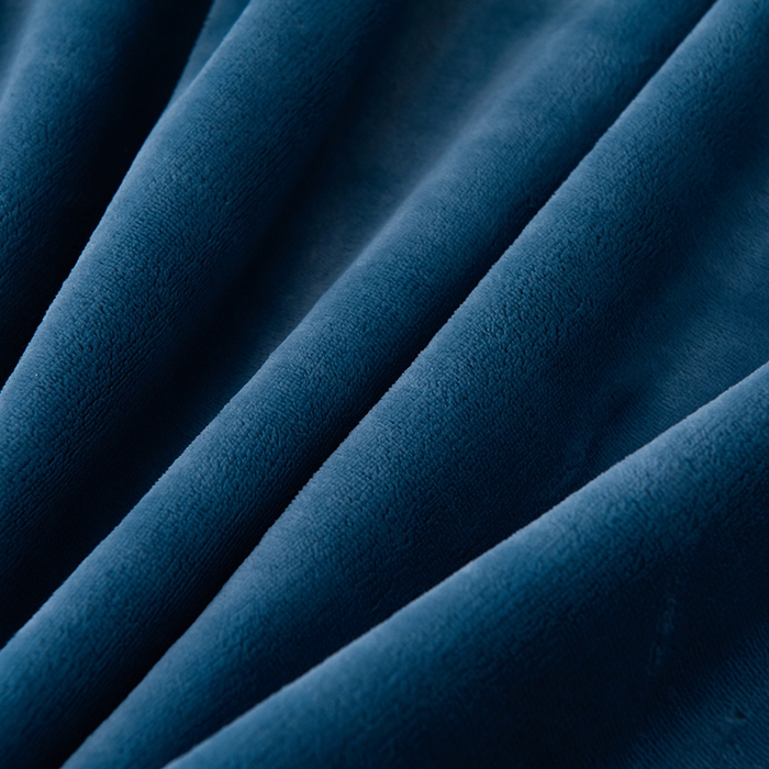 91家纺网 家纺一手货源 找家纺 炫拼家纺 2025新款小熊猫刺绣款高克重牛奶绒四件套 小熊猫-宾利蓝