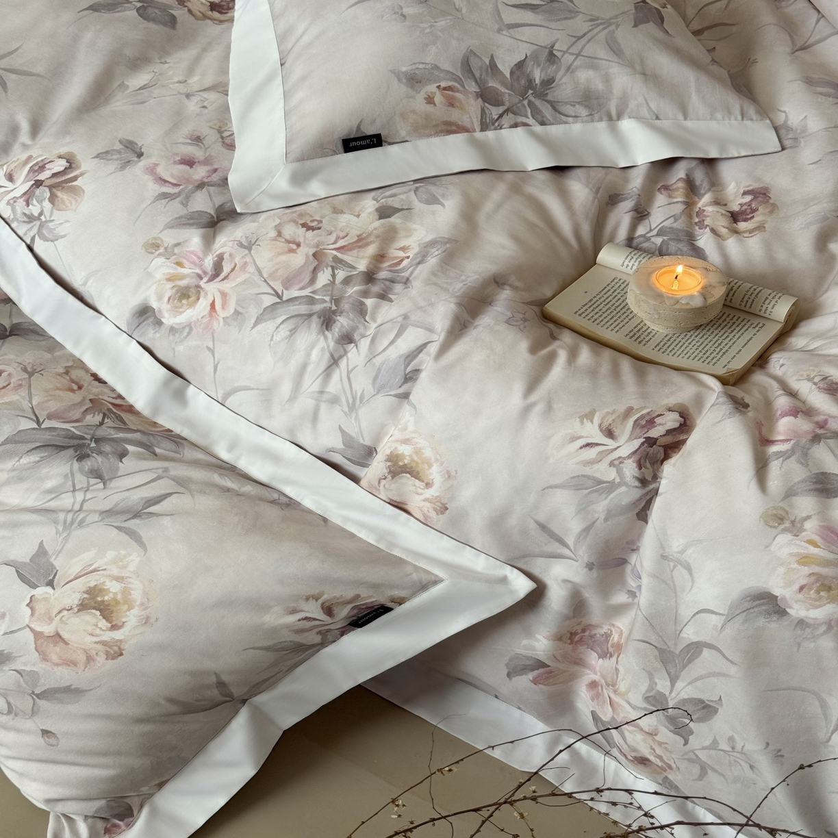 91家纺网 家纺一手货源 找家纺 （总）鹿班家居 2025新款100S全棉纯棉磨毛数码印花四件套-云水谣（标准会员-20元）