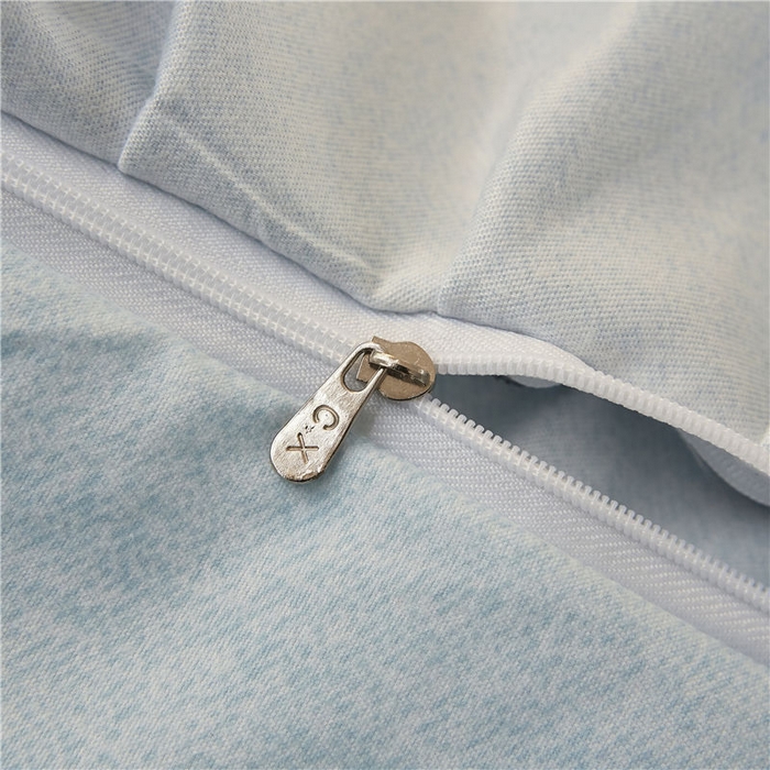 91家纺网 家纺一手货源 找家纺 后庭寝室 2025新款纯色磨毛黑蕾丝四件套-秘密花园 秘密花园-纳瓦拉蓝