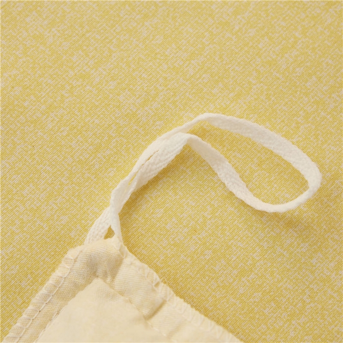 91家纺网 家纺一手货源 找家纺 后庭寝室 2025新款纯色磨毛黑蕾丝四件套-秘密花园 秘密花园-闪耀黄