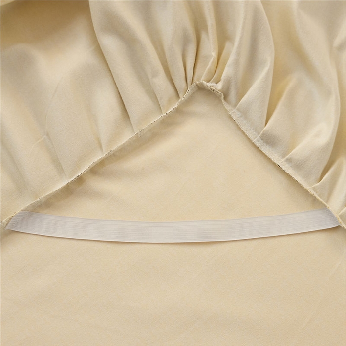 91家纺网 家纺一手货源 找家纺 后庭寝室 2025新款纯色磨毛黑蕾丝四件套-秘密花园 秘密花园-闪耀黄