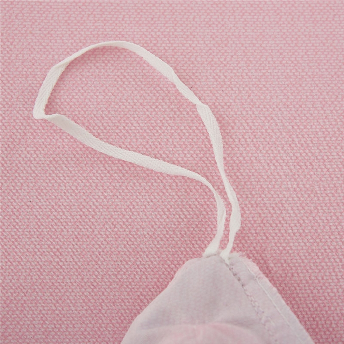 91家纺网 家纺一手货源 找家纺 后庭寝室 2025新款纯色磨毛黑蕾丝四件套-秘密花园 秘密花园-少女粉