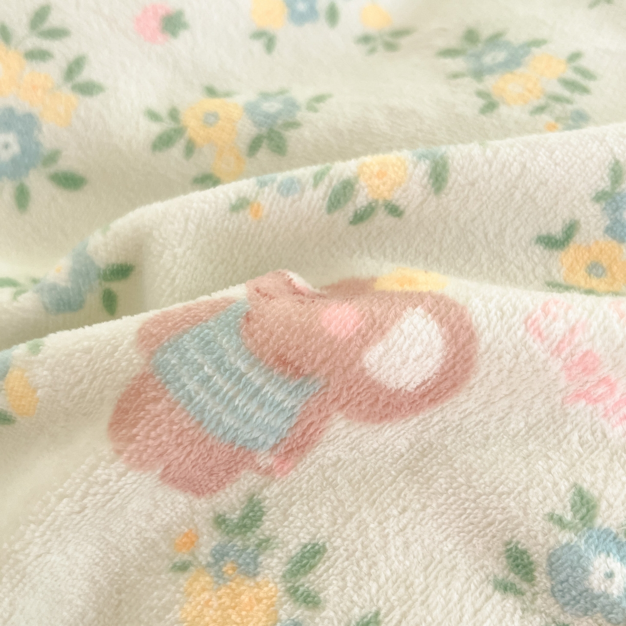 91家纺网 家纺一手货源 找家纺 贝扬思家纺 2025新款软fufu加厚保暖可爱系牛奶绒宿舍床套件系列（小红书推荐）（提供买家秀） 茉莉小象