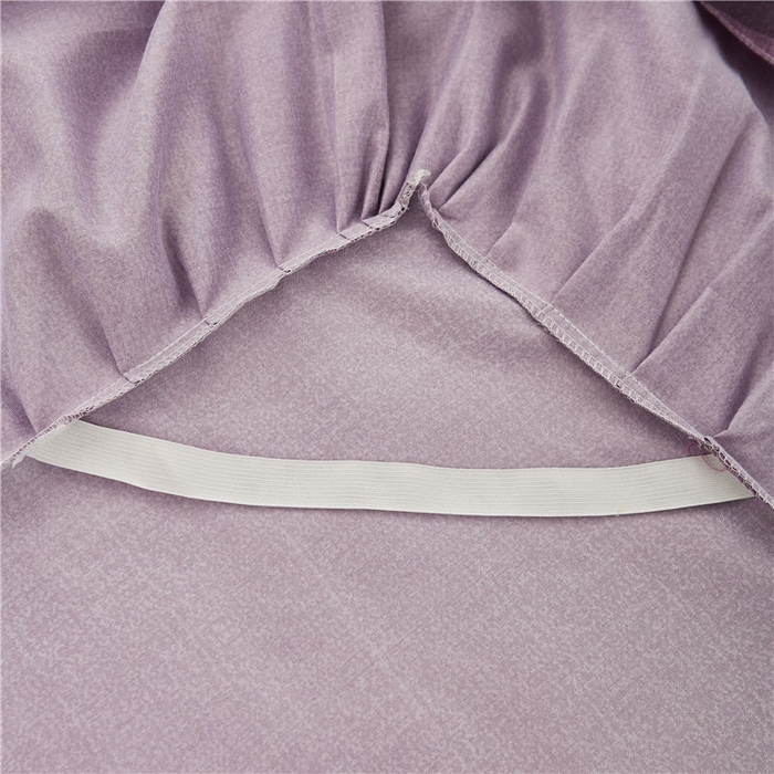 91家纺网 家纺一手货源 找家纺 后庭寝室 2025新款纯色磨毛黑蕾丝四件套-秘密花园 秘密花园-温莎紫