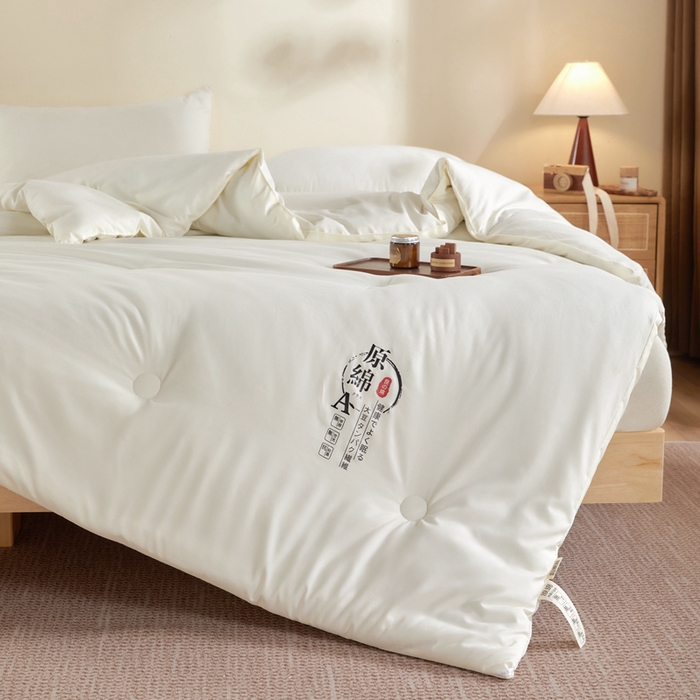 91家纺网 家纺一手货源 找家纺 （总）鑫贝阳 2025新款A类母婴级原绵被子被芯