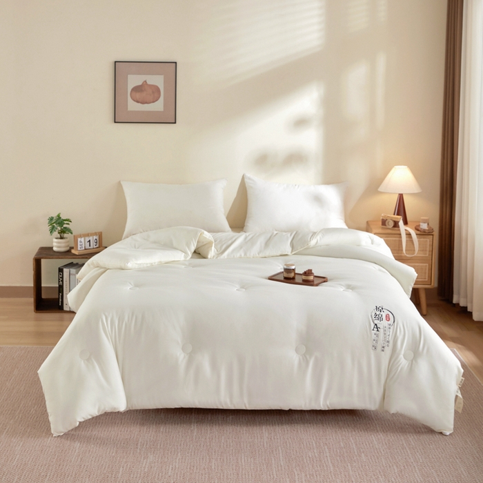 91家纺网 家纺一手货源 找家纺 （总）鑫贝阳 2025新款A类母婴级原绵被子被芯