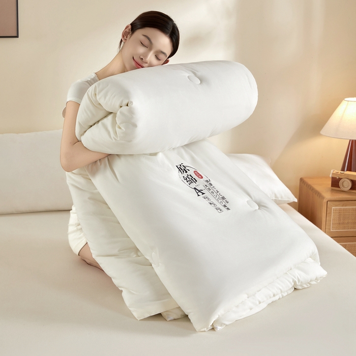 91家纺网 家纺一手货源 找家纺 （总）鑫贝阳 2025新款A类母婴级原绵被子被芯