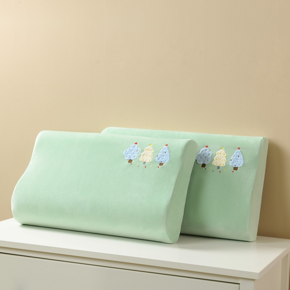 （总）小猫派 2025新款宝宝绒乳胶枕套单品枕套单件枕套