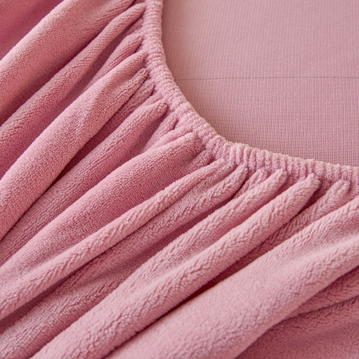 91家纺网 家纺一手货源 找家纺 （总）世爵 2025新款简约纯色牛奶绒床笠单床笠床笠单件床垫保护套