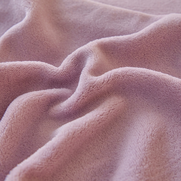 91家纺网 家纺一手货源 找家纺 世爵 2025新款简约纯色牛奶绒床笠单床笠床笠单件床垫保护套 紫色