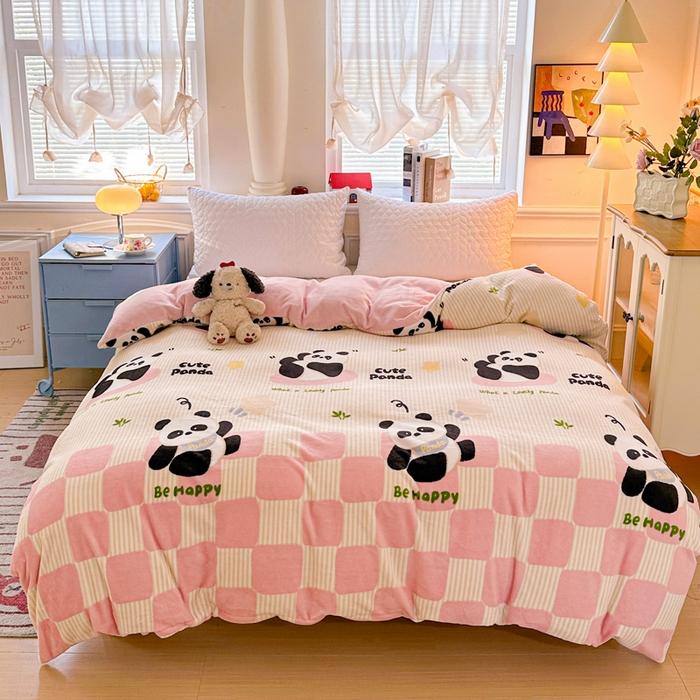 91家纺网 家纺一手货源 找家纺 (总) 卡普家居2025新款加厚保暖牛奶绒系列--单品被套