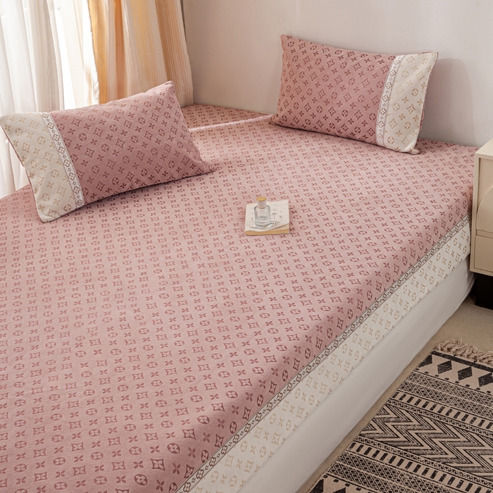 91家纺网 家纺一手货源 找家纺 （总）峻杨 2025新款高支雪尼尔简约高档榻榻米床盖炕盖轻奢加厚防滑大尺寸定制-香氛世家