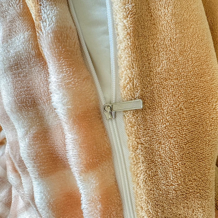 91家纺网 家纺一手货源 找家纺 家贝爱 2025新款加厚牛奶绒泡泡兔毛绒四件套 泡泡绒-萌宠