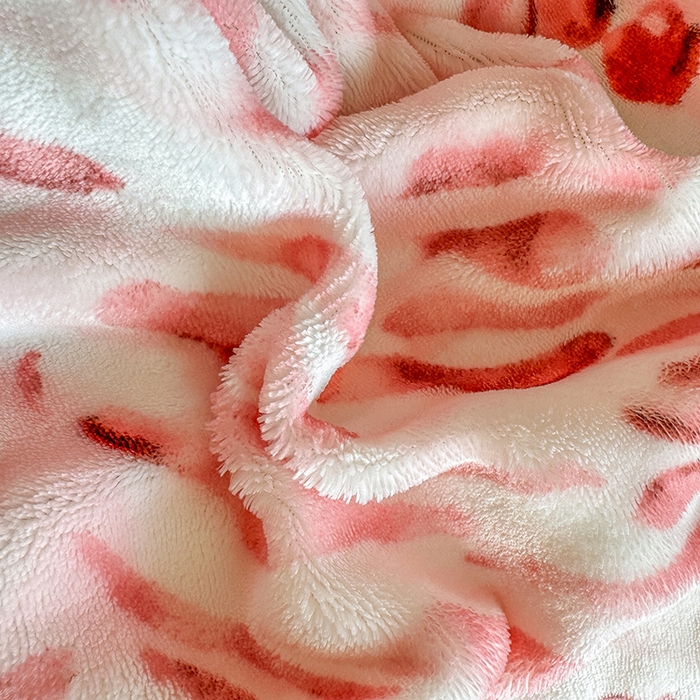 91家纺网 家纺一手货源 找家纺 家贝爱 2025新款加厚牛奶绒泡泡兔毛绒四件套 泡泡绒-绽放