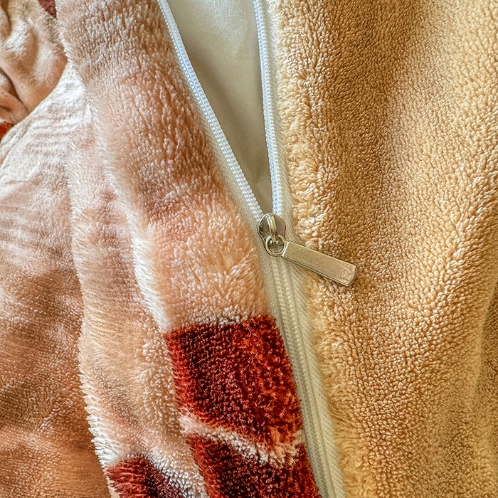 91家纺网 家纺一手货源 找家纺 家贝爱 2025新款加厚牛奶绒泡泡兔毛绒四件套 泡泡绒-慕颜