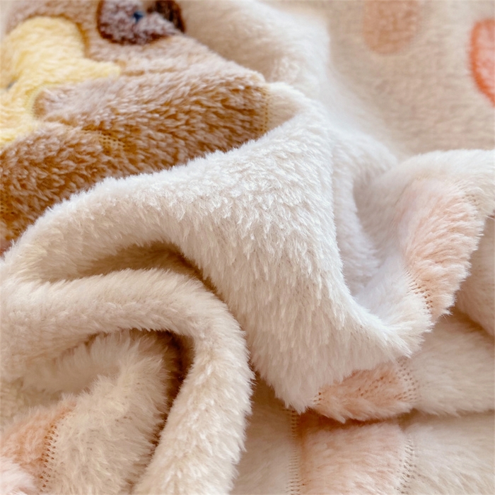 91家纺网 家纺一手货源 找家纺 佰亿莱 2025新款5D雕花雪花绒四件套调皮扒拉