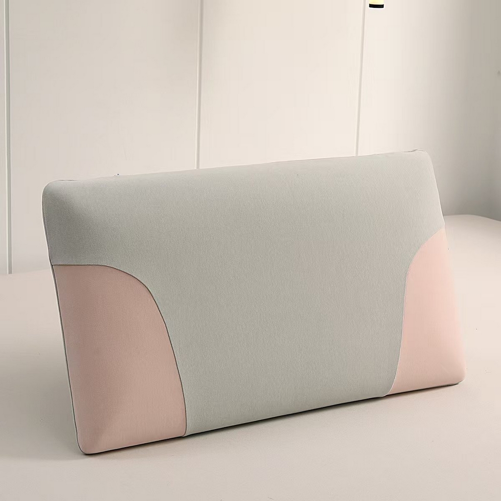 91家纺网 家纺一手货源 找家纺 雅诗帛 2025新款生物基水乳枕面包款 枕头枕芯 豆绿粉/只