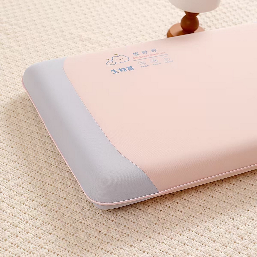 91家纺网 家纺一手货源 找家纺 雅诗帛 2025新款生物基软呼呼系列面包款枕头枕芯 粉色/只