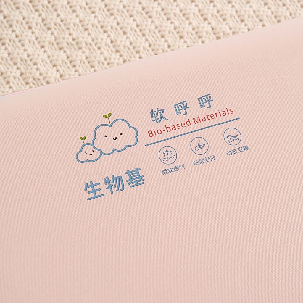 91家纺网 家纺一手货源 找家纺 雅诗帛 2025新款生物基软呼呼系列面包款枕头枕芯 粉色/只