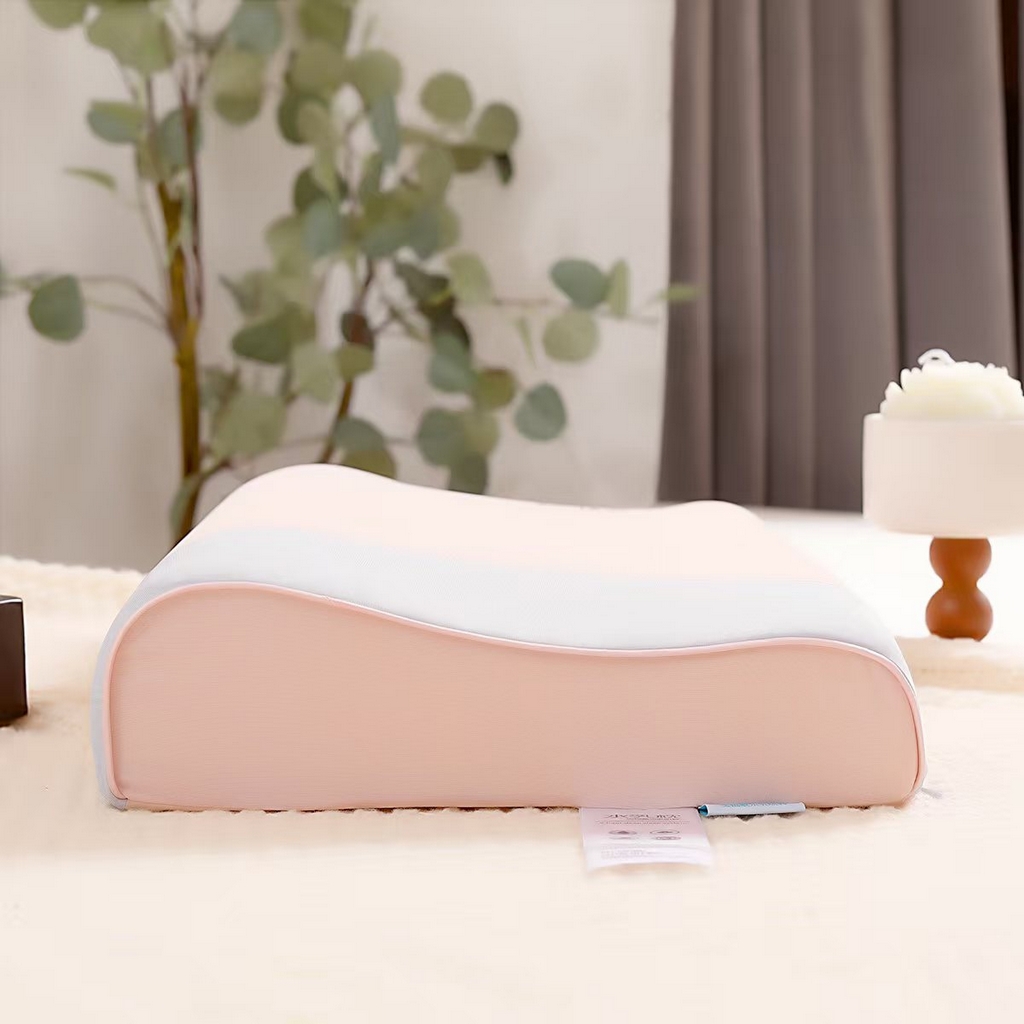 91家纺网 家纺一手货源 找家纺 雅诗帛 2025新款生物基软呼呼系列高低款枕头枕芯 蓝色27*44/6cm小号/只