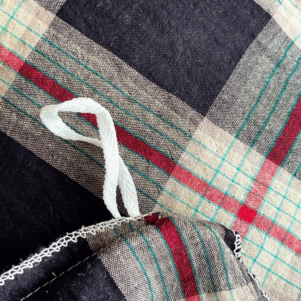 91家纺网 家纺一手货源 找家纺 （总）双层纱家居 2025新款黑大格双层纱四件套