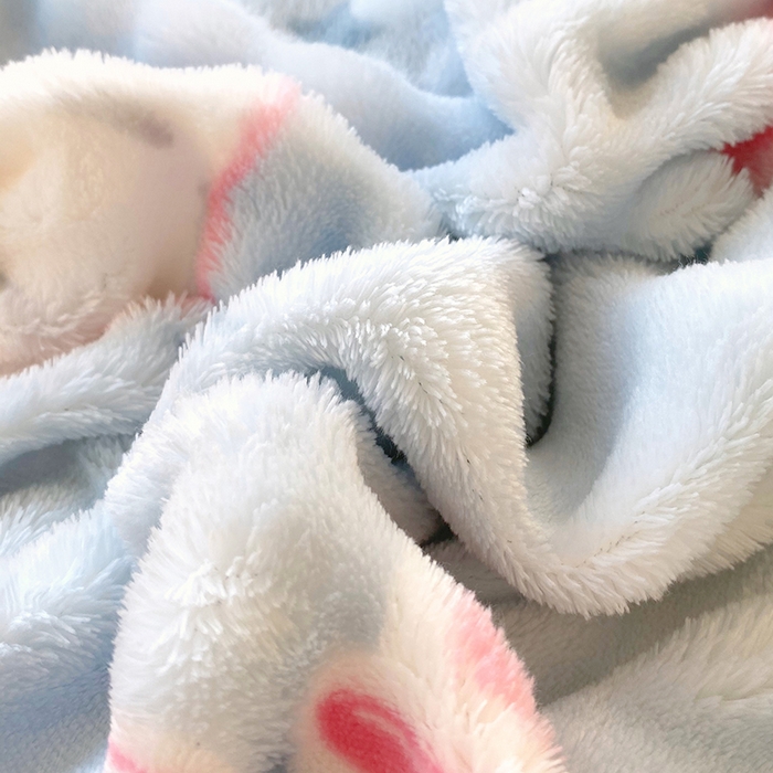 91家纺网 家纺一手货源 找家纺 艾橙 2025新款泡泡牛奶绒加厚保暖印花四件套 比尔狗