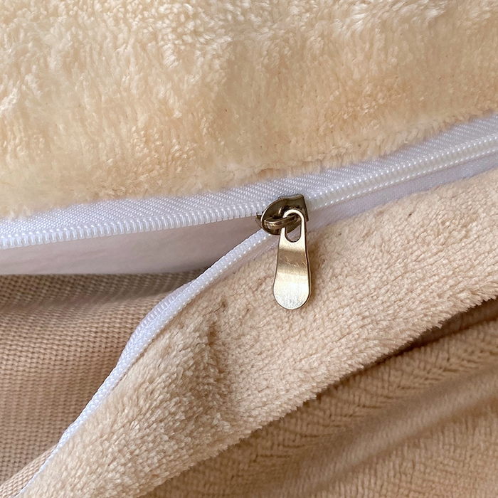 91家纺网 家纺一手货源 找家纺 艾橙 2025新款泡泡牛奶绒加厚保暖印花四件套 黄油小熊