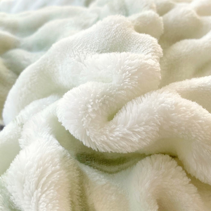 91家纺网 家纺一手货源 找家纺 艾橙 2025新款泡泡牛奶绒加厚保暖印花四件套 竹叶蝴蝶