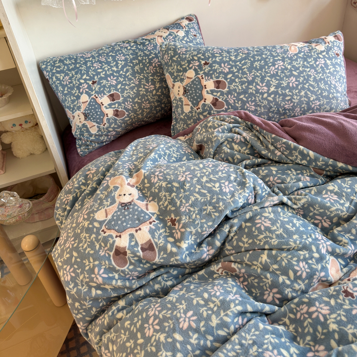 91家纺网 家纺一手货源 找家纺 （总）初念 2025新款加厚高克重保暖可爱系牛奶绒床品套件系列（小红书推荐）（提供买家秀）