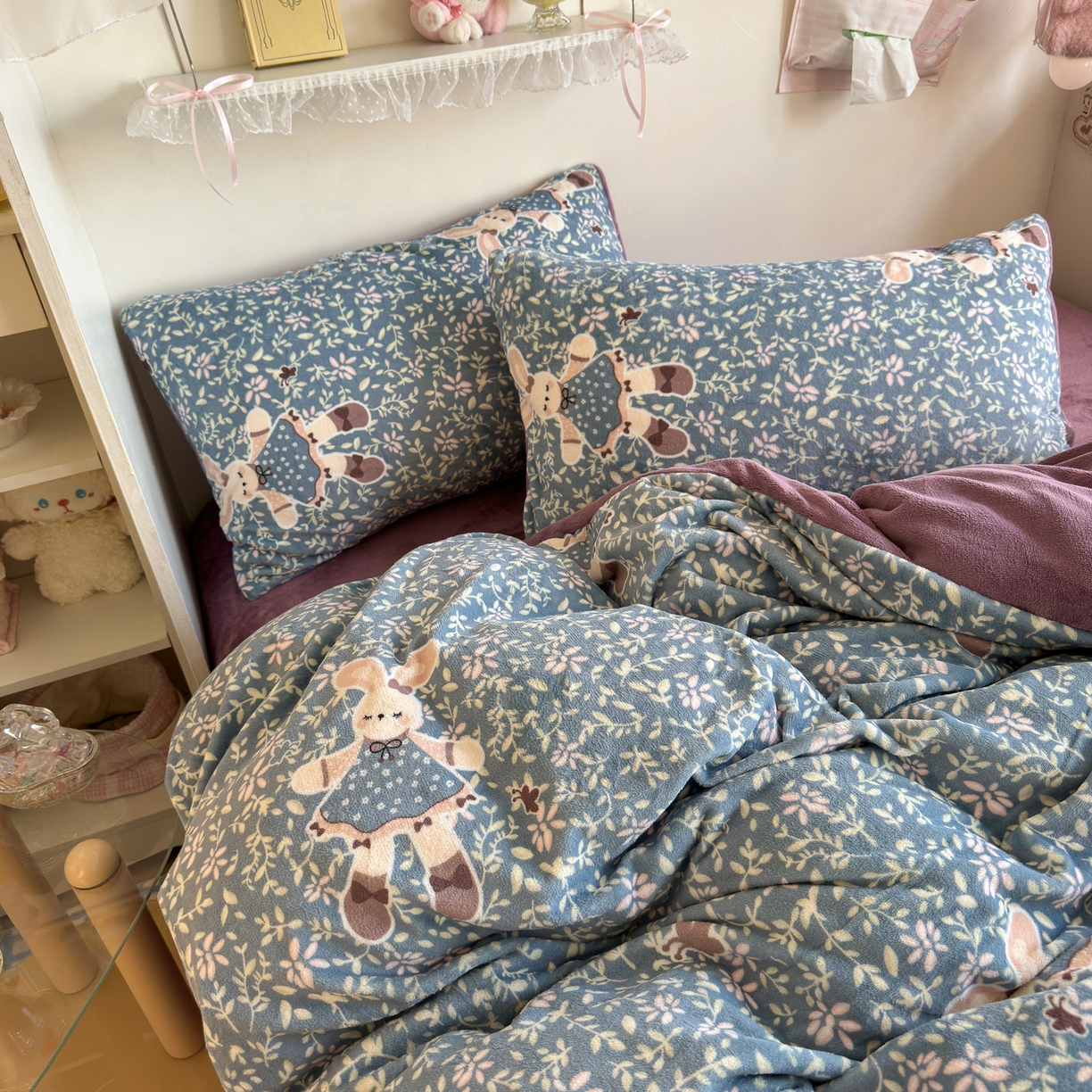 91家纺网 家纺一手货源 找家纺 （总）初念 2025新款加厚高克重保暖可爱系牛奶绒床品套件系列（小红书推荐）（提供买家秀）