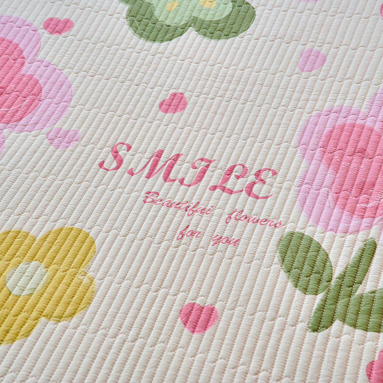 91家纺网 家纺一手货源 找家纺 X猫先生 2025新款棉加绒床垫一面全棉一面牛奶绒床褥垫软床垫床盖四季通用 贝利花都（A棉B绒）