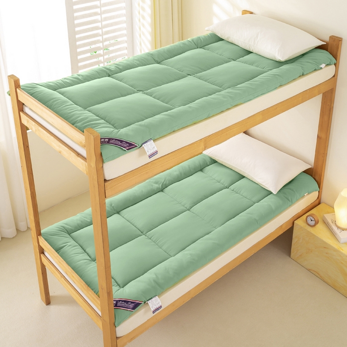 91家纺网 家纺一手货源 找家纺 憨豆家纺 2026新款酒店羽丝绒床垫学生宿舍单人床褥超厚榻榻米垫子不塌陷被褥可折叠（含买家秀） 绿树成荫