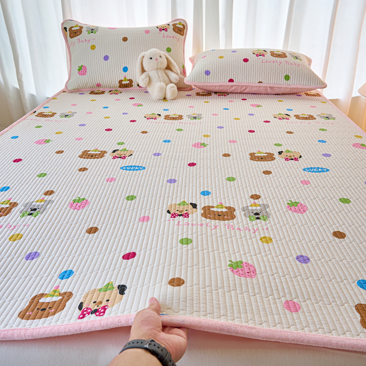 X猫先生 2025新款棉加绒床垫一面全棉一面牛奶绒床褥垫软床垫床盖四季通用 冒险家（A棉B绒）