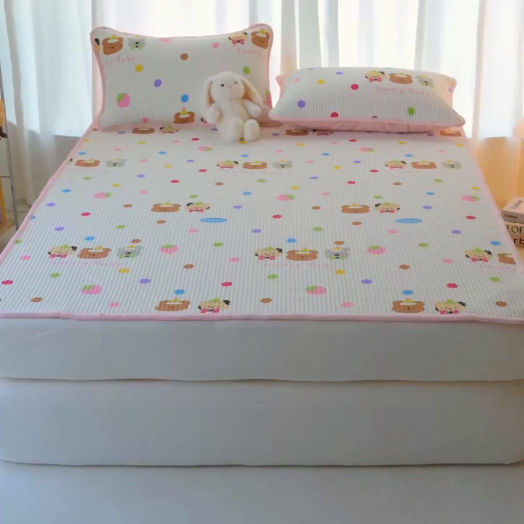 91家纺网 家纺一手货源 找家纺 X猫先生 2025新款棉加绒床垫一面全棉一面牛奶绒床褥垫软床垫床盖四季通用 冒险家（A棉B绒）