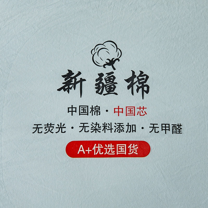 91家纺网 家纺一手货源 找家纺 星航家纺 2025新款立体新疆花被 立体棉花被 纯净蓝