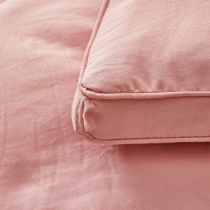 91家纺网 家纺一手货源 找家纺 星航家纺 2025新款立体新疆花被 立体棉花被 温柔粉