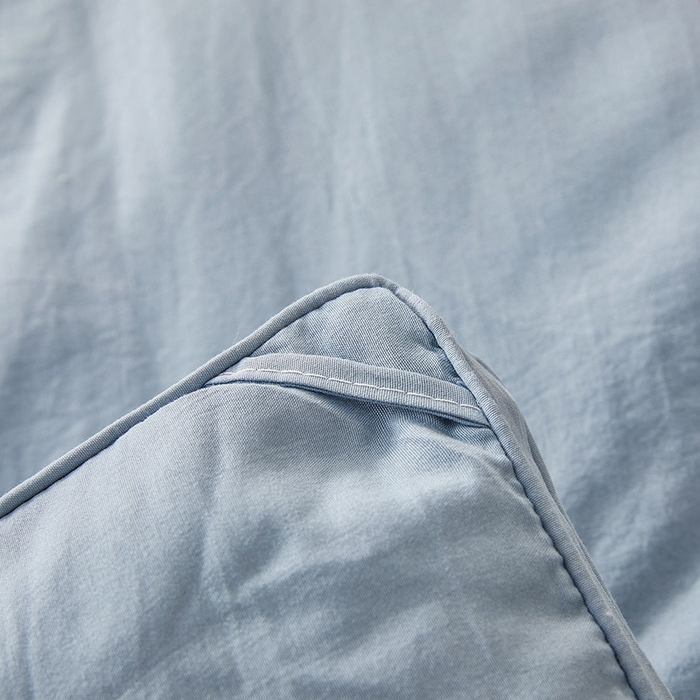 91家纺网 家纺一手货源 找家纺 星航家纺 2025新款立体新疆花被 立体棉花被 雾蓝