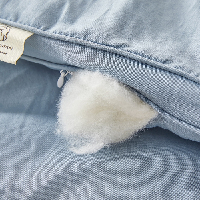 91家纺网 家纺一手货源 找家纺 星航家纺 2025新款立体新疆花被 立体棉花被 雾蓝