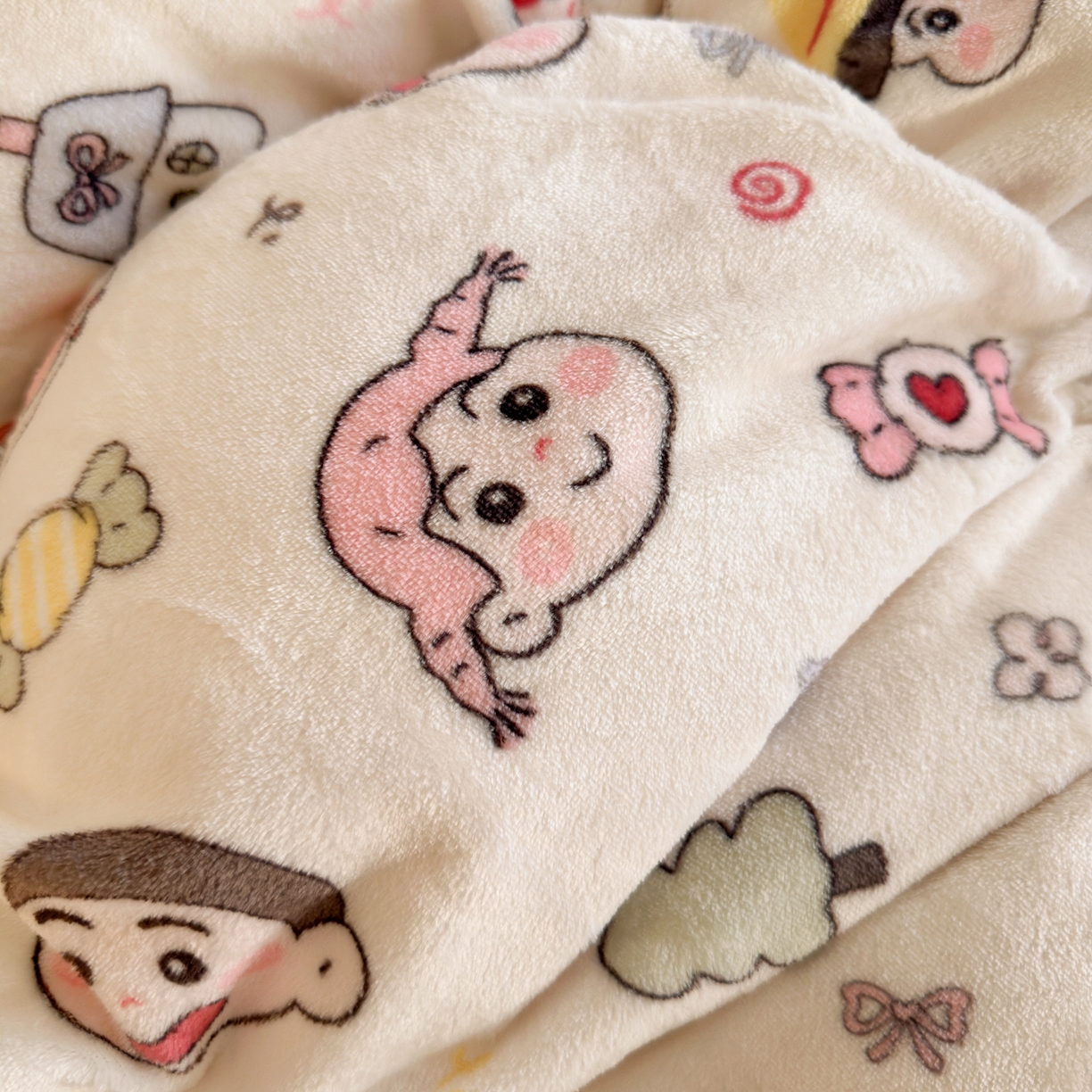 91家纺网 家纺一手货源 找家纺 初念 2025新款加厚高克重保暖可爱系牛奶绒床品套件系列（小红书推荐）（提供买家秀） 小小新