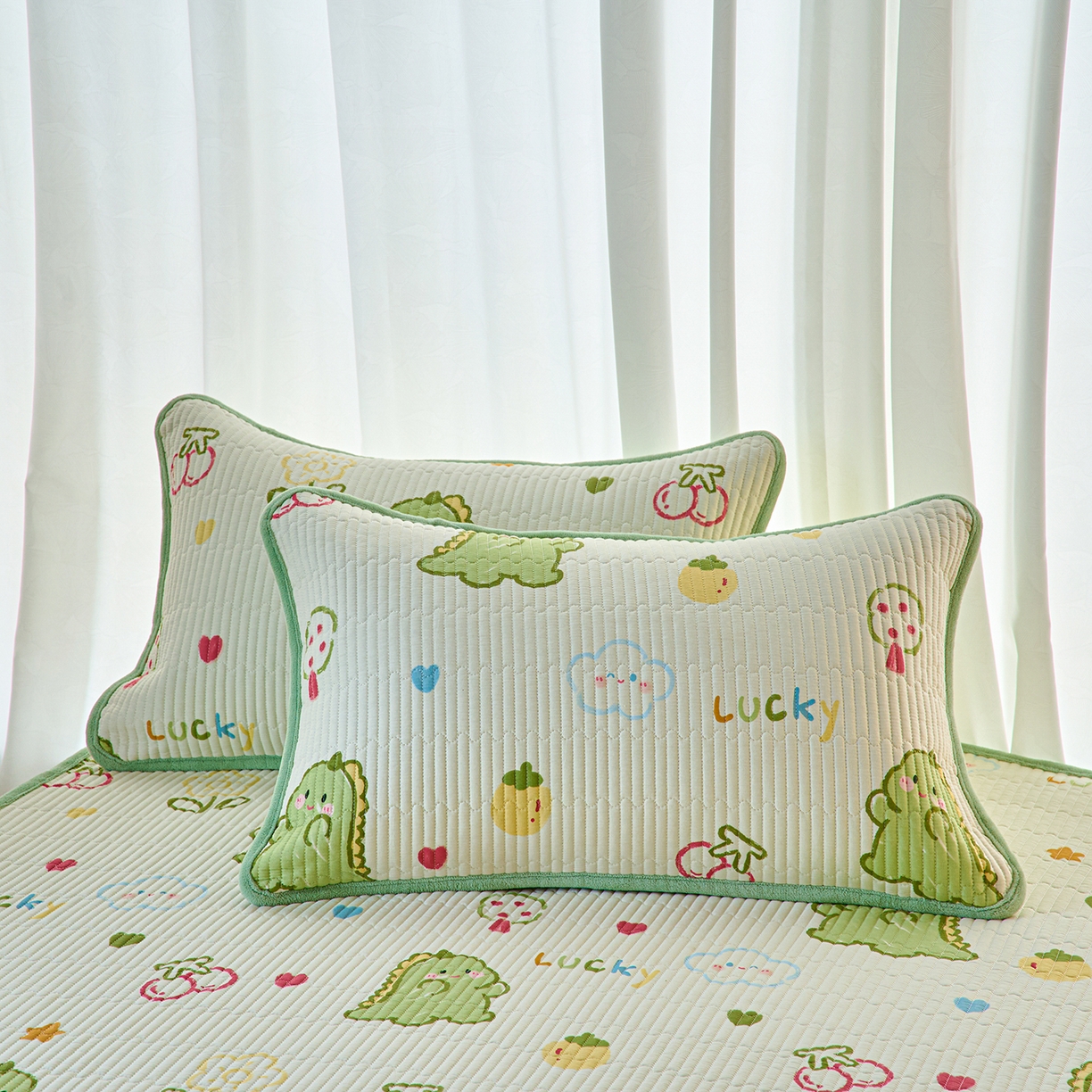 91家纺网 家纺一手货源 找家纺 X猫先生 2025新款棉加绒床垫一面全棉一面牛奶绒床褥垫软床垫床盖四季通用 幸运独角龙(A棉B绒）