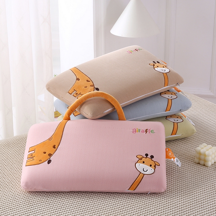 （总）蔻眠 长颈鹿零压力儿童记忆枕芯学生护颈枕头