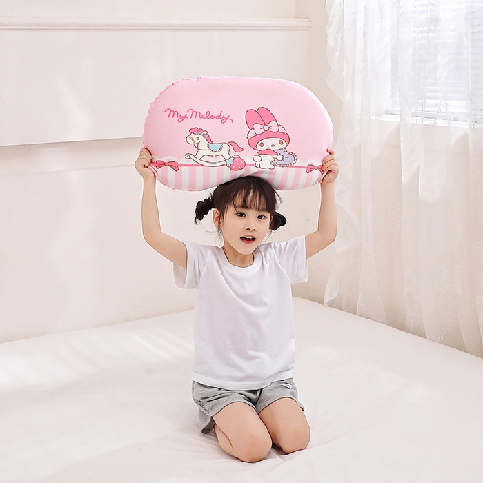 91家纺网 家纺一手货源 找家纺 （总）八零年代  2025新款三丽鸥正版授权儿童分区护颈枕健康睡眠记忆棉枕头枕套可拆洗