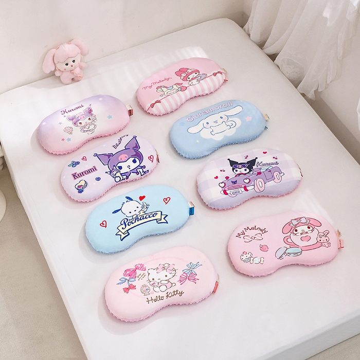 91家纺网 家纺一手货源 找家纺 （总）八零年代  2025新款三丽鸥正版授权儿童分区护颈枕健康睡眠记忆棉枕头枕套可拆洗