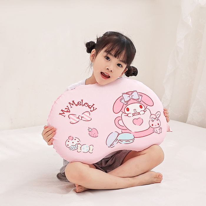 91家纺网 家纺一手货源 找家纺 八零年代  2025新款三丽鸥正版授权儿童分区护颈枕健康睡眠记忆棉枕头枕套可拆洗 草莓美乐蒂