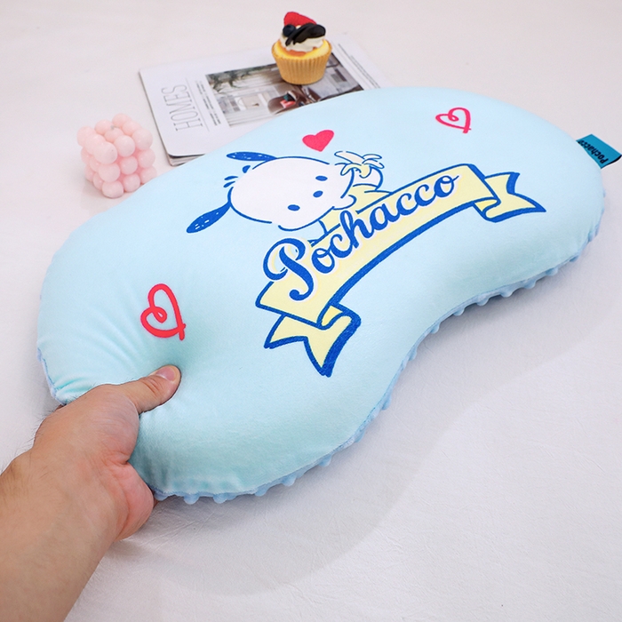 91家纺网 家纺一手货源 找家纺 八零年代  2025新款三丽鸥正版授权儿童分区护颈枕健康睡眠记忆棉枕头枕套可拆洗 帕恰狗